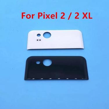 Imagem de Pixel2 xl tampa traseira de vidro superior para o google pixel 2/2xl habitação traseira porta
