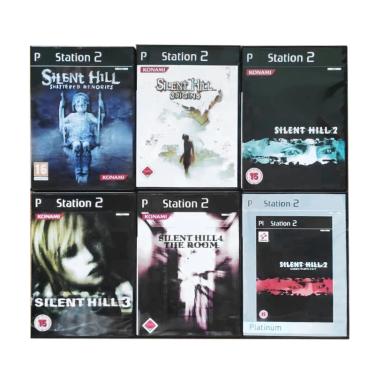 Imagem de Série Silent Hill com o disco manual do jogo  Desbloquear Console  Driver Óptico Retro  Leitura