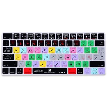 Imagem de XSKN Adobe Illustrator CC AI Shortcut Capa de silicone para teclado Apple Magic Layout EU ambos (MLA22LL/A) (MLA22B/A)