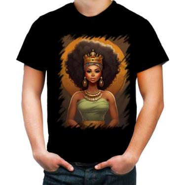 Imagem de Camiseta Colorida Rainha Africana Queen Afric 10 - Kasubeck Store
