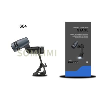 Imagem de SOMLIMI-E604 E 604 Microfone de Bateria  Tom Snare Evolution Series  instrumento cardióide  Clipe