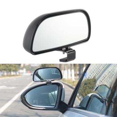 Imagem de LoyaGour Espelhos de ponto cego para caminhões e carros, espelho côncavo de visão lateral automotiva, espelho retrovisor convexo grande 360° acessórios para caminhão e carro (1 pacote preto)