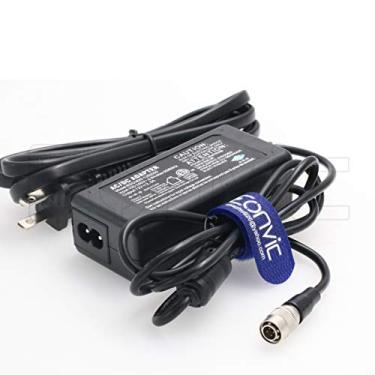 Imagem de Eonvic Hirose 4 pinos macho 12V 2A CA para DC cabo adaptador de alimentação conversor para dispositivos de som 688 ZAXCOM