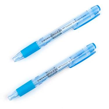 Imagem de Tombow Borrachas Mono Knock (borracha Tombow Mono Knock, azul, pacote com 2)