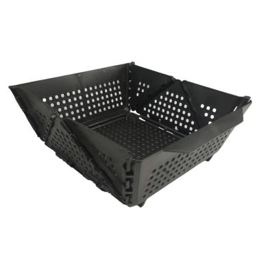 Imagem de Cesta Secar Frutas Verduras Vegetais Dobravel Drena Alimentos Cozinha Pia Copa Porta Objetos Organizador 