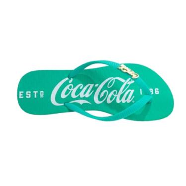Imagem de Chinelo Feminino Coca Cola 1886 Tamanho:36;Cor:Verde