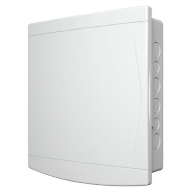 Imagem de Quadro de Distribuição Embutir Para 18/24 Disjuntores Sem Barramento Porta Branca - 33.04.700.2 - TIGRE