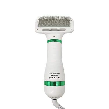 Imagem de Dheera Secador portátil 2 em 1 para cães de estimação, secador de pelos para cães e escova de pente, pente para pelos para gatos, soprador de pelos para cães, baixo ruído conveniente
