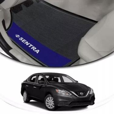 Imagem de Jogo 4 Tapetes De Carro Nissan Sentra Borracha Grossa Couro - LM MAGAZ