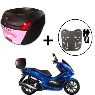 Imagem de Baú 34 litros Awa Proos com Bagageiro para PCX 150 160 2013-2023, Rosa