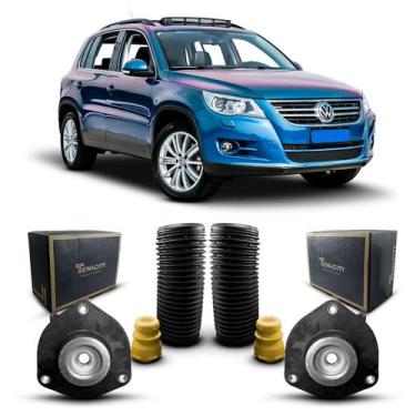 Imagem de 2 Kit Coxim Batedor Suporte Batente Amortecedor Dianteiro Volkswagen T