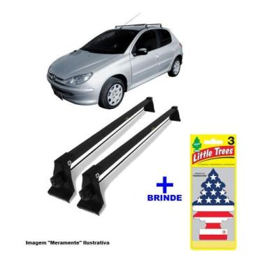 Imagem de Rack de Teto Vhip Peugeot 206 207 4 Portas 1999 até 2015 + Cheirinho