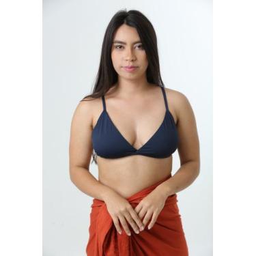 Imagem de Top Fixo Liso - Mariazinha da Praia, G, Azul marinho