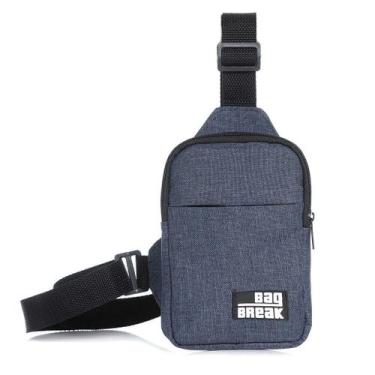 Imagem de Pochete Shoulder Bag Masculina Resistente Bag Break, Único