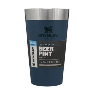 Imagem de Copo Térmico de Cerveja Azul Stanley 473ML, Azul Escuro