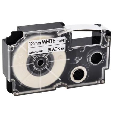 Imagem de Fita Rotulador Casio Branca 12mm Xr-12we Compativel - xfull