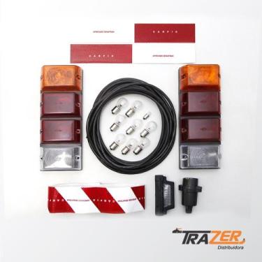 Imagem de Kit Elétrico Para Carretinha / Reboque Com Luz De Ré - Granlux Lantern