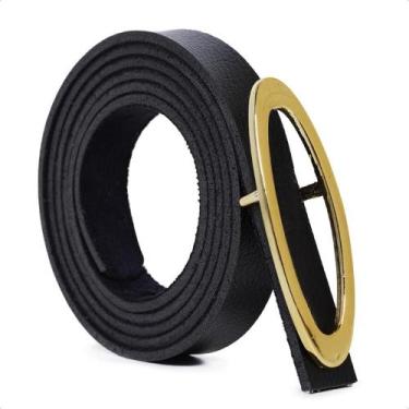 Imagem de Cinto Feminino Elegante Tendência 2024 com Fivela Oval - Bless Acessór
