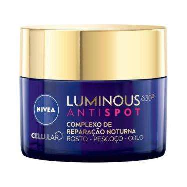 Imagem de Creme Hidratante Facial Nivea Complexo de Reparação Noturna Luminous  