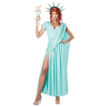Imagem de Fantasia Lady Liberty, Azul claro, M