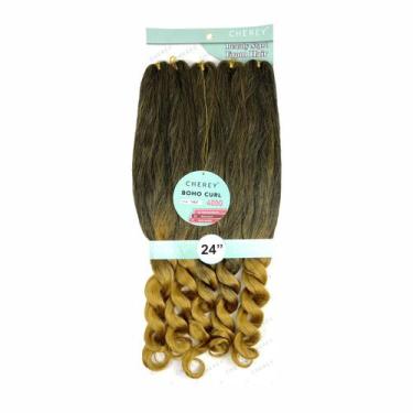 Imagem de Cabelo Fibra Premium Boho Curl Afro Braids - Rass Hair, T1b27