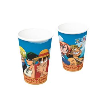 Imagem de Copo de Papel Lembrancinha One Piece 8 Un 200 ml Festcolor - Inspire s