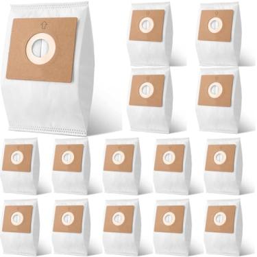 Imagem de WHI-GN Pacote com 15 filtros HEPA de substituição para sacos de vácuo Atrix AHLR-2, compatível com aspirador Atrix AHSC-1 Lil' Red