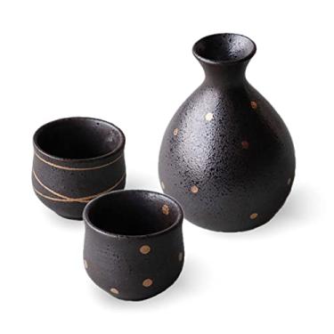 Imagem de アワサカ(Awasaka) Copo de saquê Ninho, https://seller /48,5× 口さ12cm /前4,5 × さ4 cm, cor dourada