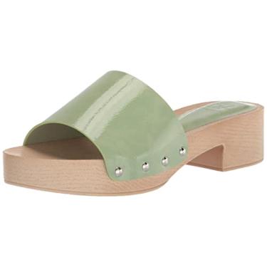 Imagem de Dirty Laundry Sandália feminina Heidii Cloudy Patent Slide, Oliva, 41