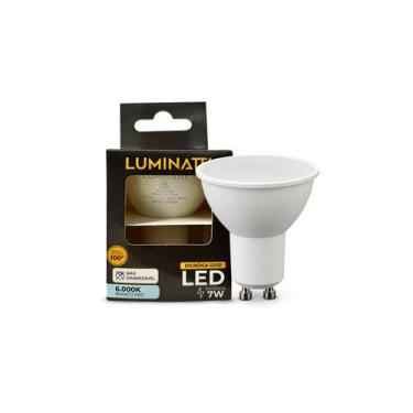 Imagem de Lâmpada Led Dicróica Gu10 MR16 7W Bivolt 2700K / 4000K / 6000K Luminat