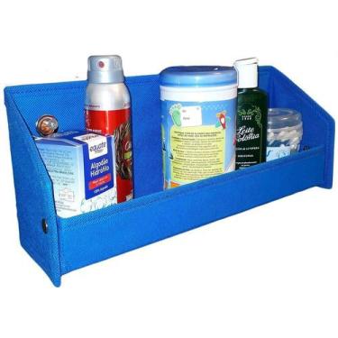 Imagem de Prateleira/revisteiro em tnt de 37x15 - ORGANIBOX, MARROM