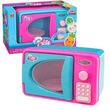 Imagem de Brinquedo Forno Micro-ondas Com Som Luz e Abre a Portinha - Usual Brin