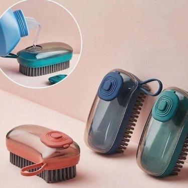 Imagem de Escova Lava Roupas Dispenser Sabão Líquido Multiuso - oem