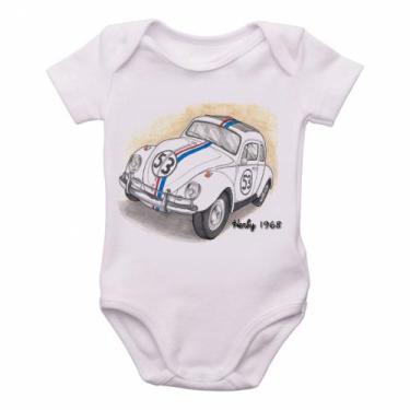 Imagem de body nenê criança roupa bebê Herbie 1968 - Empório Dutra, G   ( 4-8 Me