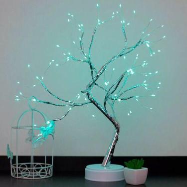 Imagem de Luminária Abajur Decor Quarto Sala Arvore Irlanda 108 Led - 123UTIL, 1