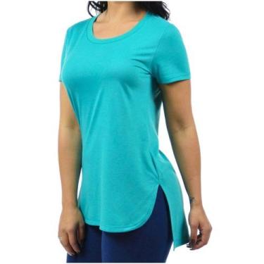 Imagem de Blusa Mullet Tapa Bumbum Academia Blusinha Gola Redonda Feminino - Ves