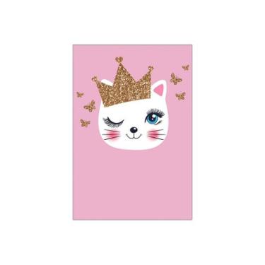 Imagem de Painel De Festa Vertical 1,50 x 2,20 - Gatinha Rosa 001 - Via Cores