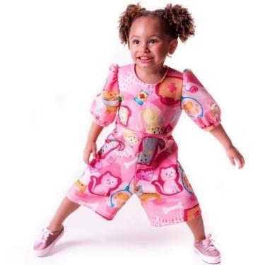 Imagem de Macacão Pantacourt Moletom "Veterinária" - Saia de Filó, 2