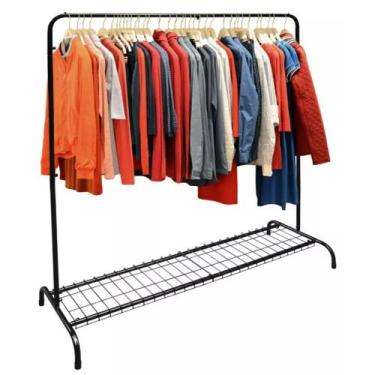 Imagem de Cabideiro Roupas - Arara De Roupas - Loja E Quarto Sapateira - Açomix