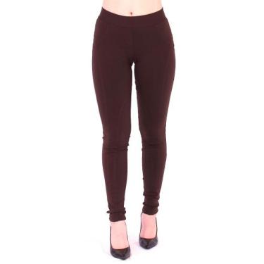 Imagem de Calça Montaria Fitness Feminina Confortável Marrom - ANISTIA, G