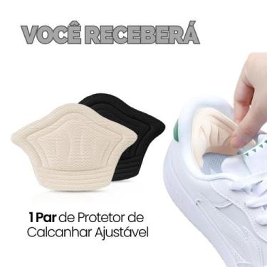 Imagem de Kit Protetor Adesivo De Calcanhar Tendão Aquiles Ajustável Sapatos - E