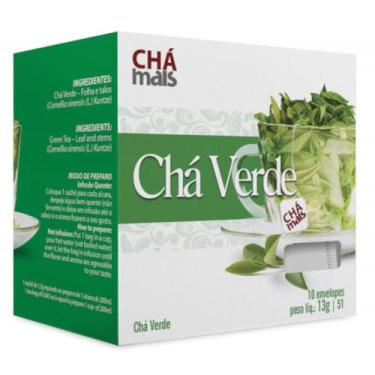 Imagem de Chá Verde Natural Cx. com 10 Sachês - Chá Mais