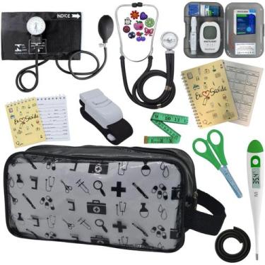 Imagem de Kit Enfermagem Completo Top + Medidor Glicose  - PREMIUM, P.A. Med, IN