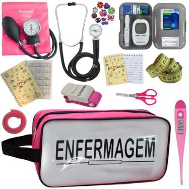 Imagem de Kit Enfermagem Completo Top + Medidor Glicose  - PREMIUM, P.A. MED, IN