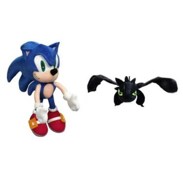 Imagem de Combo Sonic E Dragão De Pelúcia Super Macia Frete Incluso - R.B VARIED