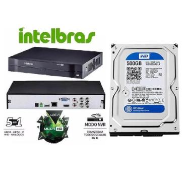 Imagem de Dvr gravador INTELBRAS 4 canais Full hd + hd 500GB