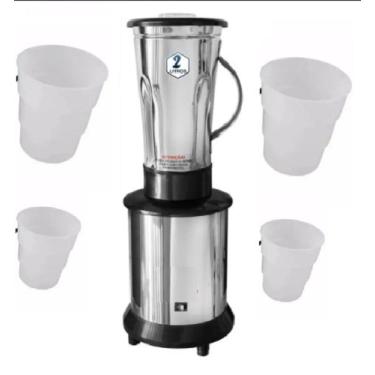 Imagem de Liquidificador Industrial Potente 2 Litros Alta Rotação  220v + 2 copo