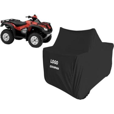 Imagem de Capa Tecido Macio Para Quadriciclo Honda FourTrax Rincon - Mz, Preta