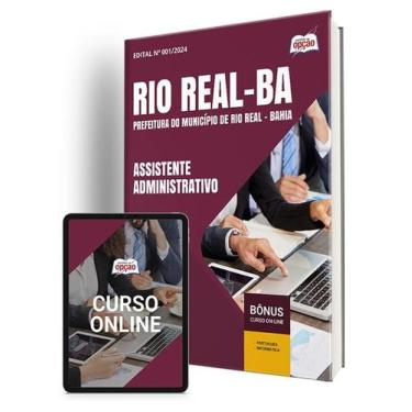 Imagem de Apostila Prefeitura de Rio Real - BA 2024 - Assistente Administrativo