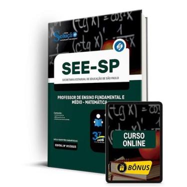 Imagem de Apostila SEE-SP - Professor de Ensino Fundamental e Médio - Matemática